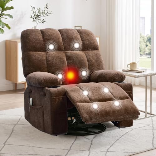 IDEALHOUSE Oversized Rocking Recliner Chair by IDEALHOUSE