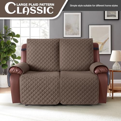 KinCam Waterproof Loveseat Recliner Covers Washable, 2 Seater - Image 2