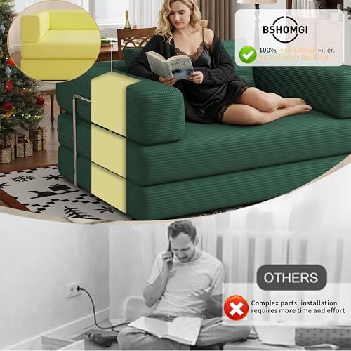 4 in 1 Convertible Sofas Boneless Couches - Image 6