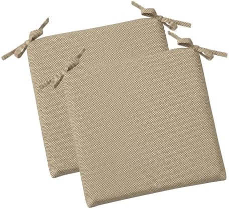 RSH DECOR Foam Chair Cushions Set of 2 | 22x22x3 | All-Weather Square Cushions by RSHDECOR