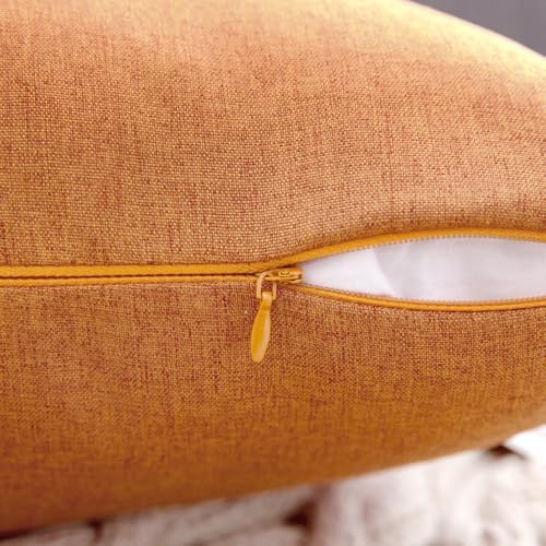 MIULEE Decorative Outdoor Pillow Covers Waterproof 20x20 Brown - Image 3