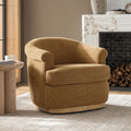 HULALA HOME Swivel Barrel Chair by HULALAHOME