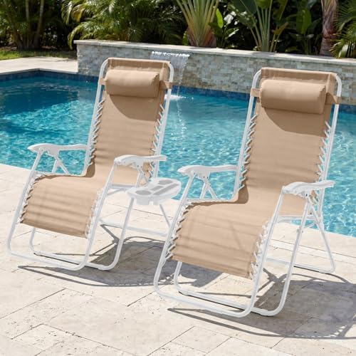 Best Choice Products Set of 2 Extra Wide Zero Gravity Chair Recliner - Image 2