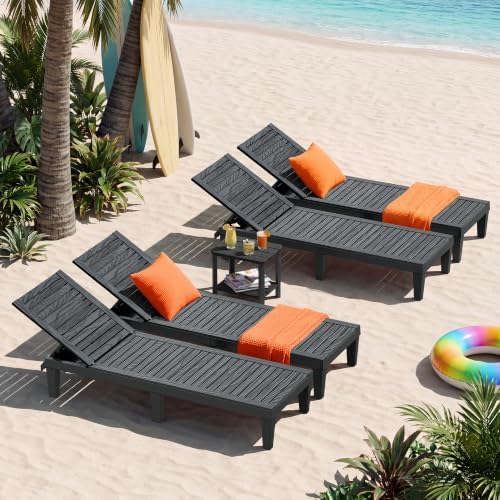 NUNU LAB Outdoor Chaise Lounge Chairs Set by NUNULAB
