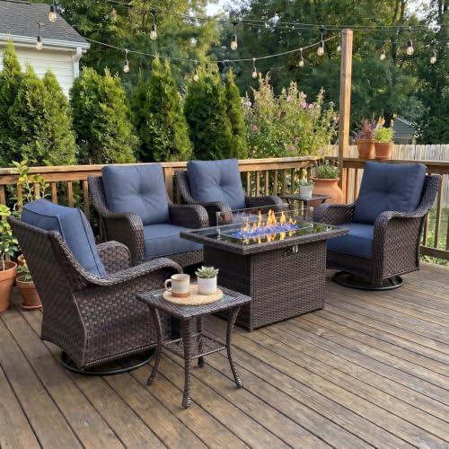 LayinSun 7 Piece Wicker Outdoor Furniture Set by LayinSun