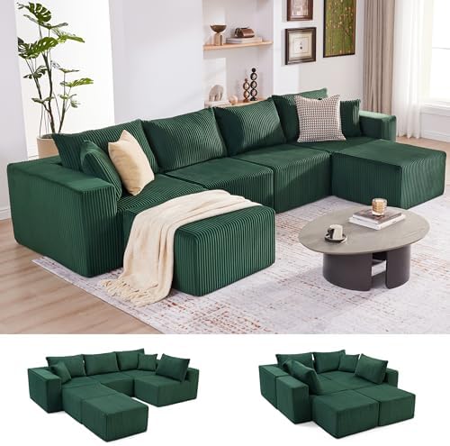 135.4" Modular Boneless Couch, Sectional Couches by Weture