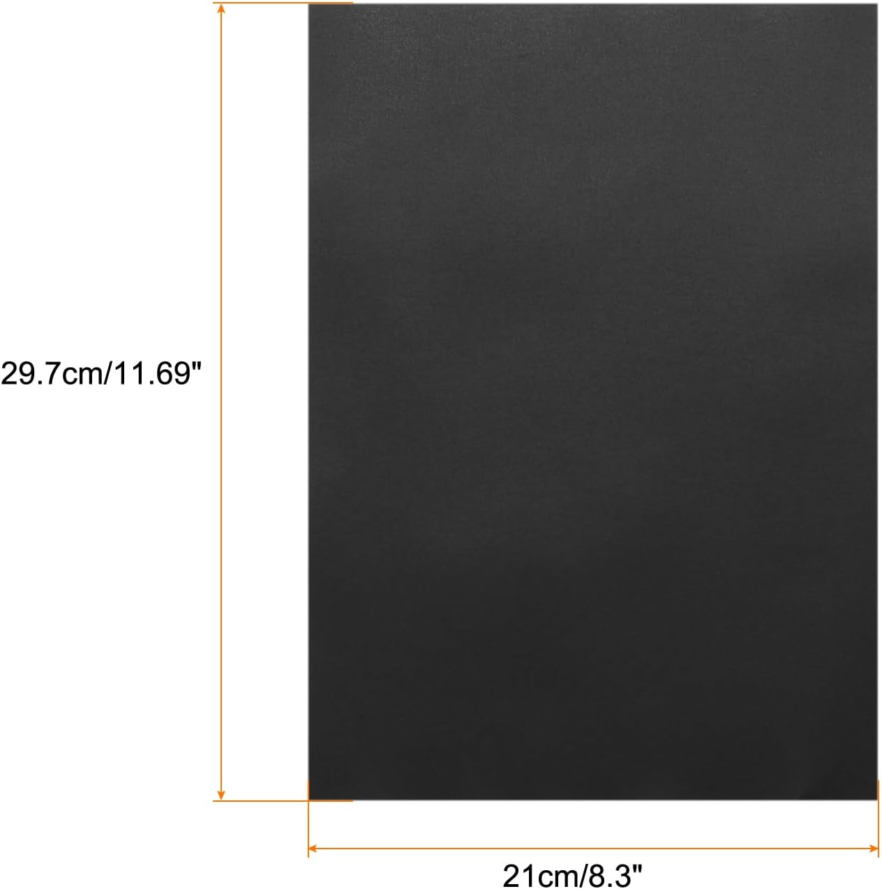 MECCANIXITY Colored Vellum Paper, 20 Sheet Black Transparency 11.7 x 8.2 Printable Vellum Paper, Translucent Vellum Sheets for Printing Wedding Invitations, Ink Jet Laser Printer