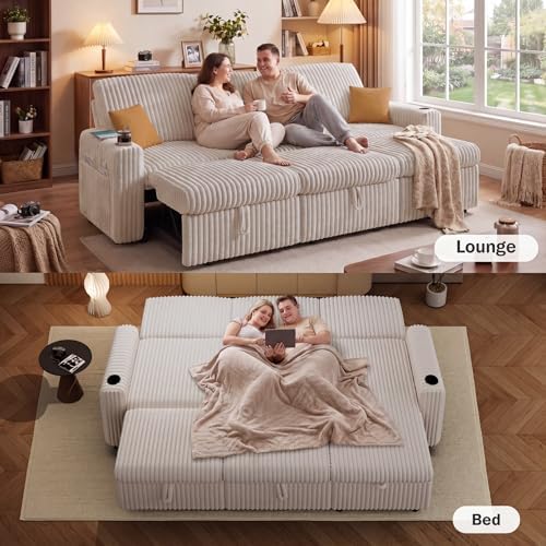 Vipbear 101" Sectional Sleeper Sofa - Image 6