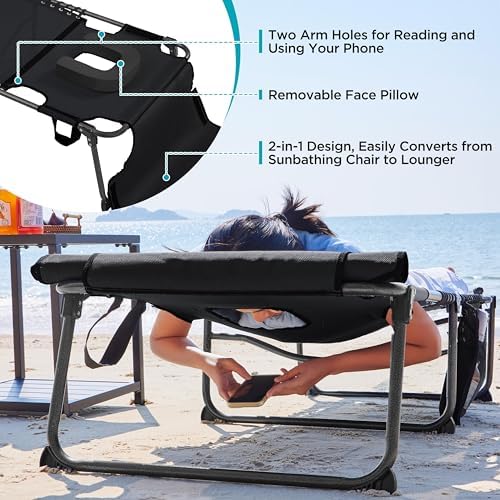 Yaheetech Outdoor Tanning Chair - Image 6