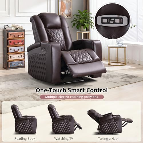ANJ Home Theater Seating Power Recliner Set of 4 - Image 3