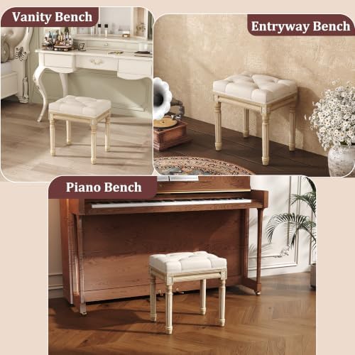 Yusong Vanity Stool Upholstered Bench Seat - Image 6
