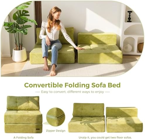 MAXYOYO Folding Sofa Bed, Convertible Chair Bed - Image 6
