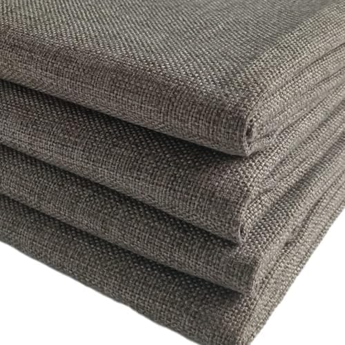TinaKim Thick Linen Type Upholstery Fabric by The Yard, by TinaKim