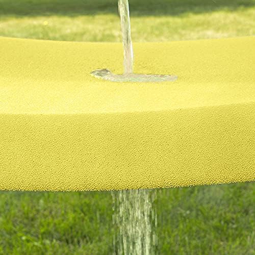 FoamRush 11" x 24" x 24" Water-Resistant Dry Fast Outdoor Upholstery Foam Sheet for Outdoor & Marine Furniture (Chair Cushion Foam for Patio Furniture, Boat Seat Cushion Replacement)