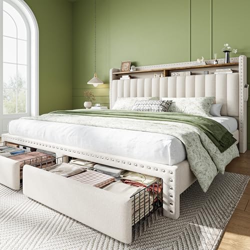 EnHomee King Size Bed Frame by EnHomee