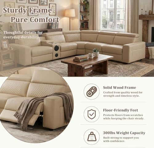Power Recliner Sectional Sofa - Image 5