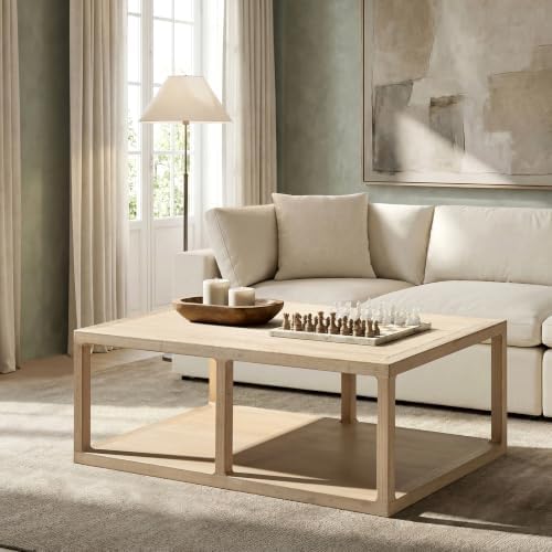 Geelife 48 inch Reclaimed Wood Coffee Table - Image 2