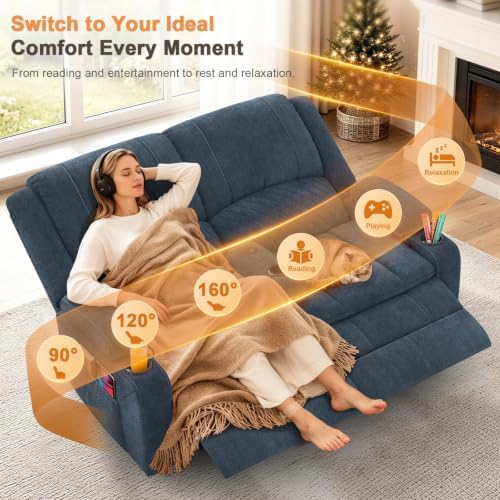 Loveseat Recliner Sofa, RV Loveseat Recliner Wall Hugger - Image 3