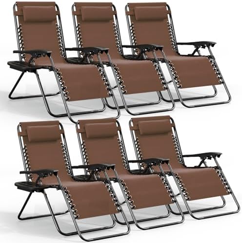 Nestl Zero Gravity Chairs Set of 6 by Nestl