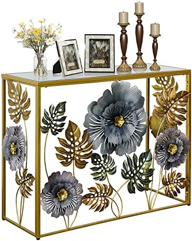 Lewahom Console Table, Vintage Art Sofa Table by Lewahom