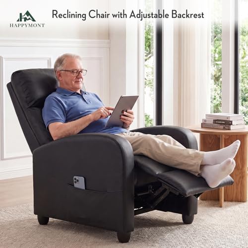 Massage Recliner Chair, Recliner Sofa Fabric - Image 4