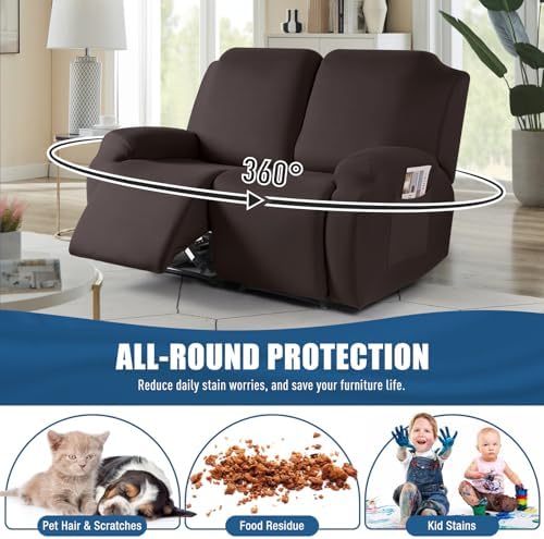 TAOCOCO Recliner Loveseat Covers Stretch Sofa Covers - Image 4