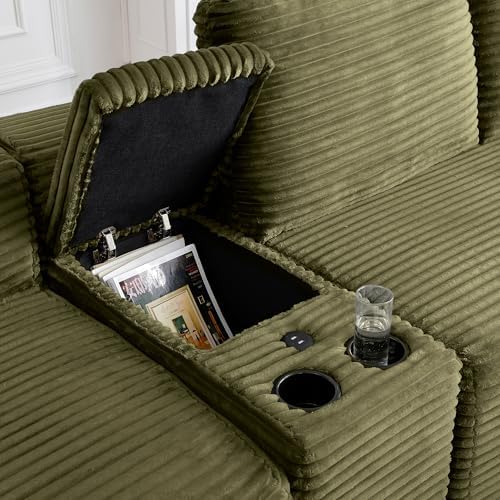 ivoros 125 Inch Modular Sectional Sofa Couch, Oversized Modern Cloud Couch - Image 4