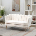 anwickjeff 59" Wide Modern Boucle Loveseat Small Sofa Small Mini Room Couch by anwickjeff