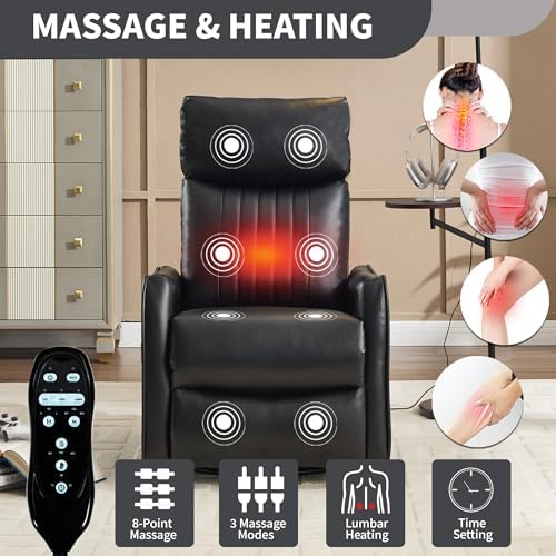 Manual Swivel Rocker Recliner Chair - Image 3