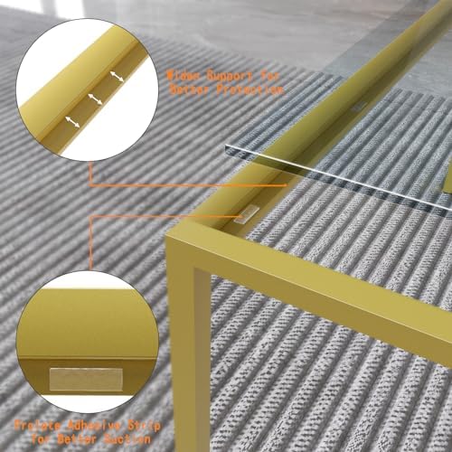 Glass Coffee Table Modern Center Table, Minimalist Coffee Table Sofa Side Tea - Image 5