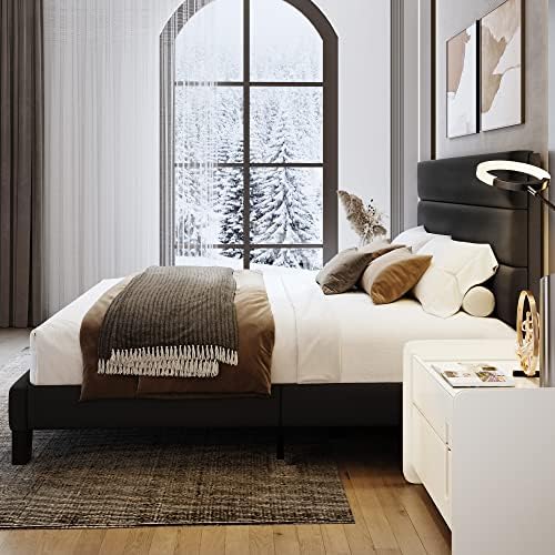 WEEWAY Queen Size Velvet Bed Frame - Image 4