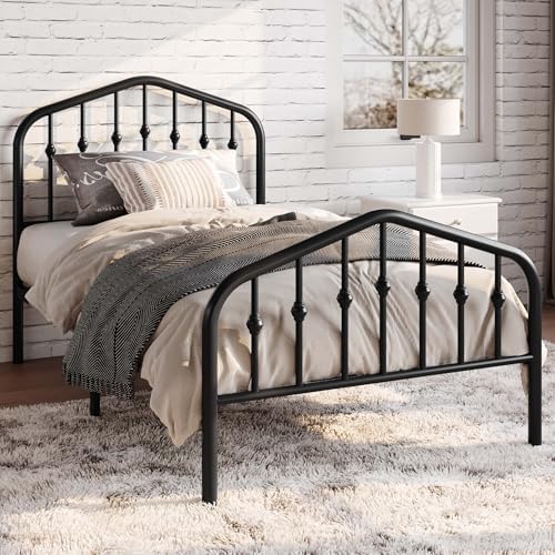 SHA CERLIN Twin Size Metal Bed Frame - Image 3