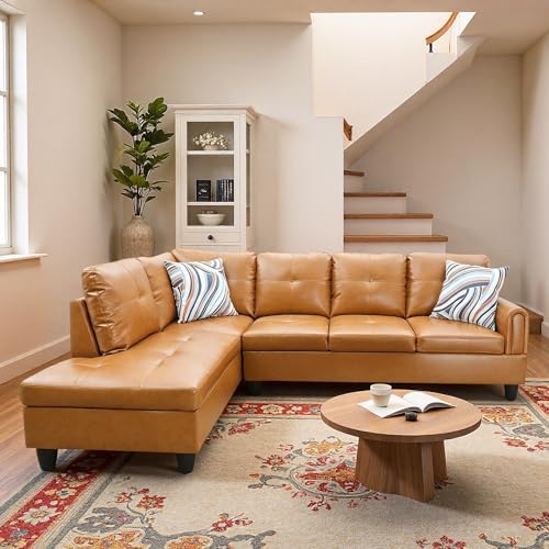L-Shaped Sectional Sofa, Modern 4-Seat Couch by Outdoorchairs