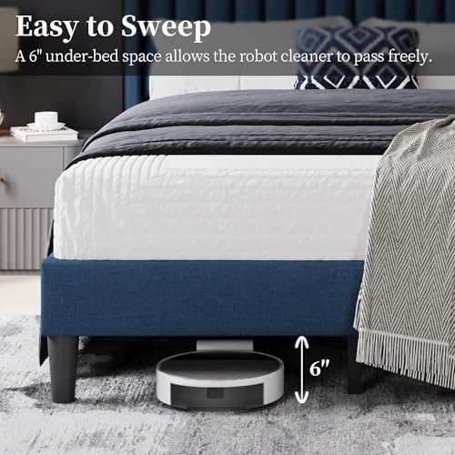 Yaheetech Full Bed Frame with Headboard - Image 6