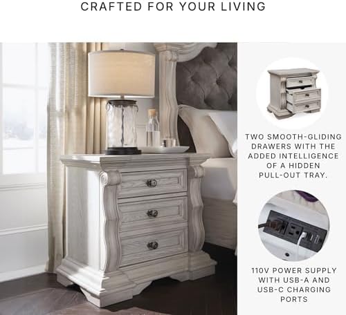 Signature Design by Ashley 3 Drawer Nightstand - Image 5