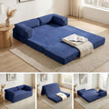 Convertible Sofa Bed Queen, 5-in-1 Boneless Couch by NLDDTrailblazersTreasures