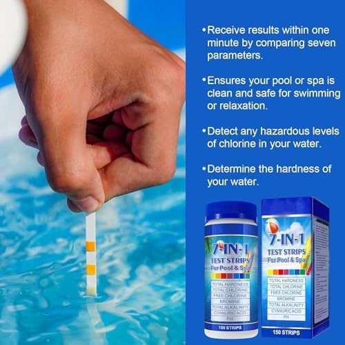 Pool Test Strips 7-in-1| Hot Tub Test Strips - Image 3