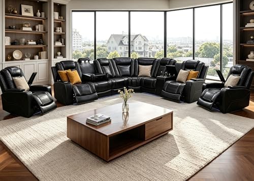 Power Reclining Sectional Sofa Set by PonlivingFurniture