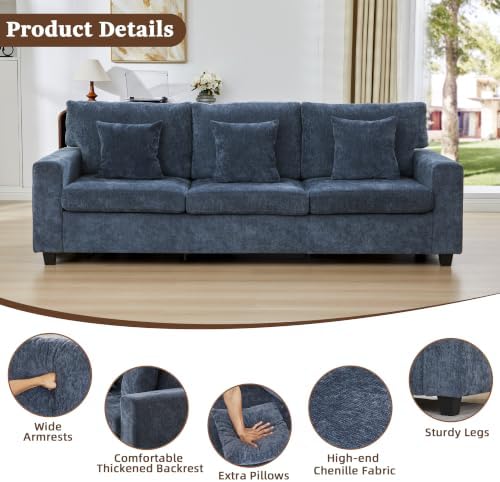94.5'' 3-Seater Sofa Couch - Image 6