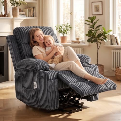 Garvee Oversized Power Lift Recliner Chair - Image 4