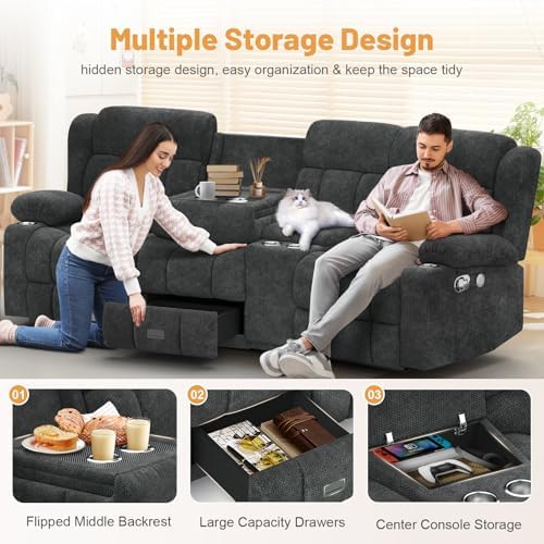 Dresegmt Recliner Sofa Set - Image 4