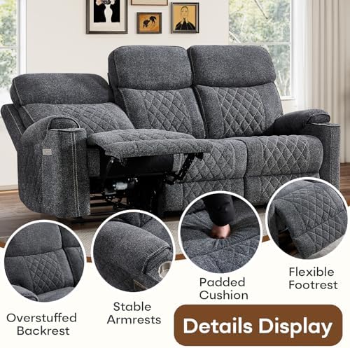 HAOMARKETS 2-Piece Electric Recliner Sofa Set - Image 6