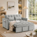 Sleeper Sofa Bed with Adjustable Backrest & Side Pockets by Outdoorchairs