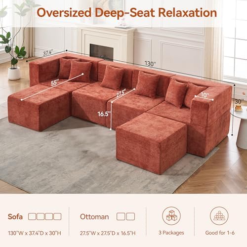 MONVANE Modular Sectional Cloud Couch - Image 3