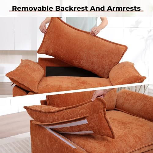 Oversized Accent Chair for Living Room, Modern Cloud Sofa Chair, Comfy Reading - Image 6