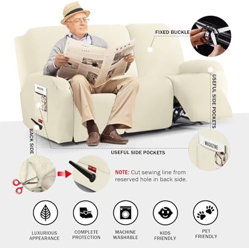 Stretch Recliner Sofa Cover - Image 3