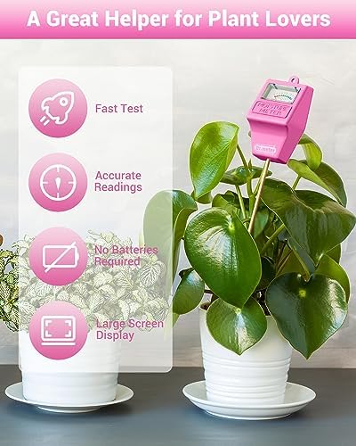 Dr.meter Soil Moisture Meter for Plants, Plant Water Gauge Test Kit - Image 2