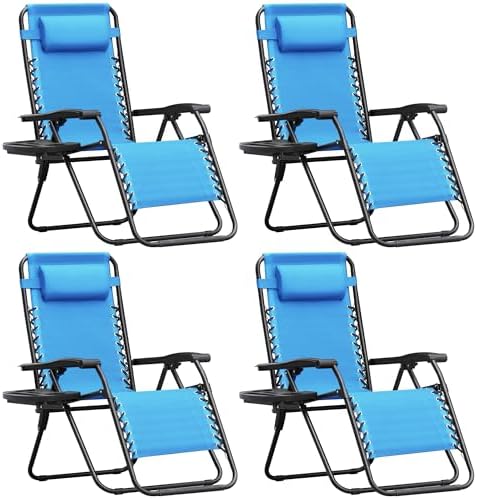 Homall Zero Gravity Chair Patio Folding Lawn Camp Reclining by Homall