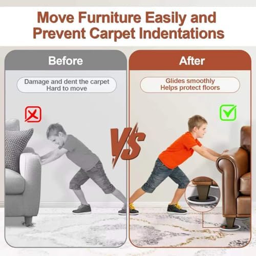 Furniture Sliders for Carpets - Image 3