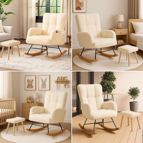 COMHOMA Nursery Rocking Chair - Image 3